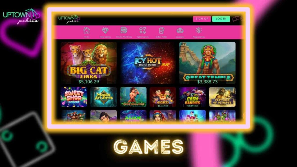 Uptown Pokies Casino Games